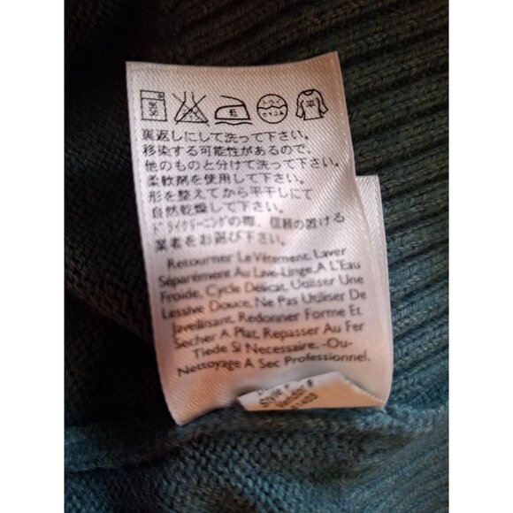 Eddie Bauer Turtleneck Long Sleeve Sweater Womens Medium Blue Cozy Warm - Picture 7 of 10